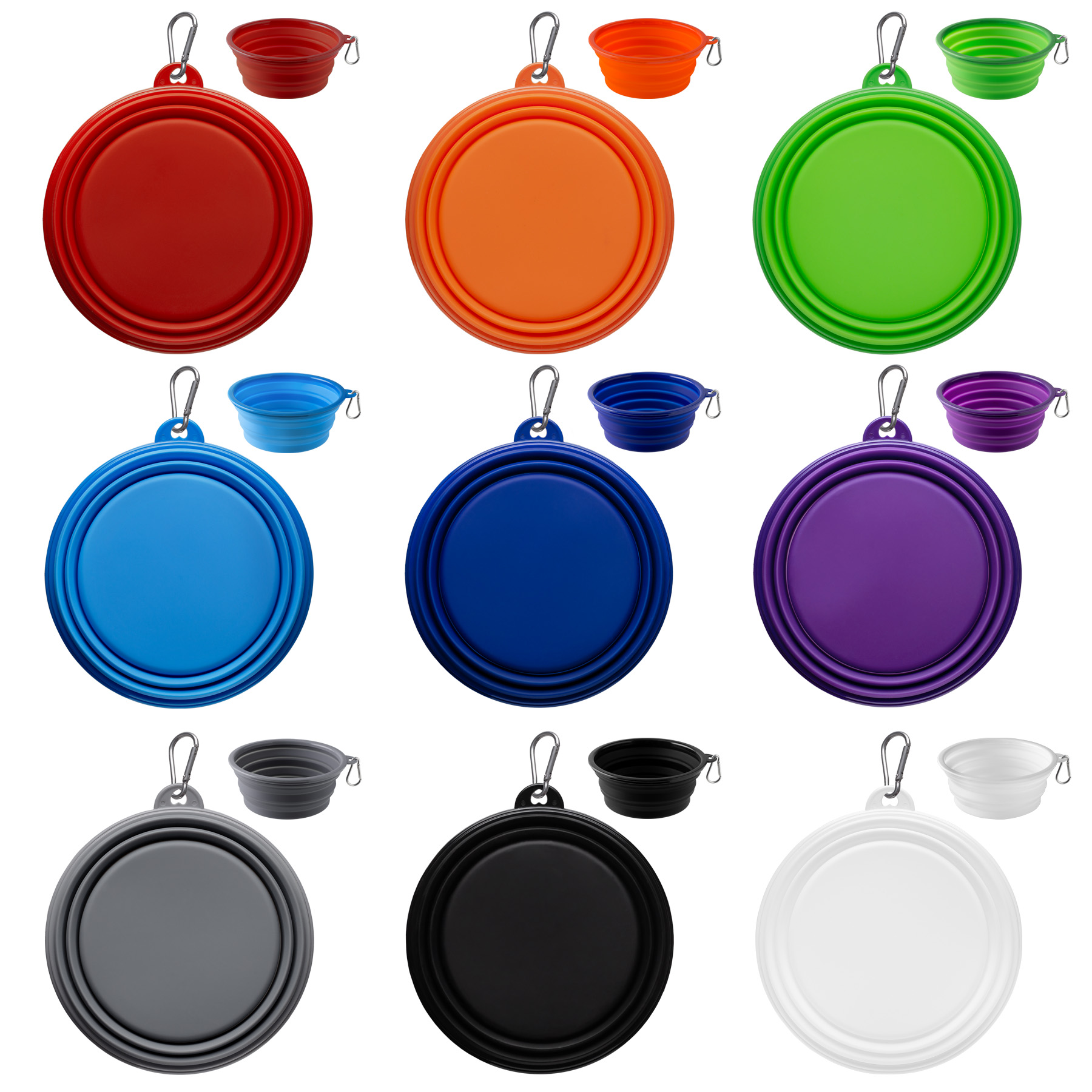 Large Collapsible Silicone Pet Bowl 8
