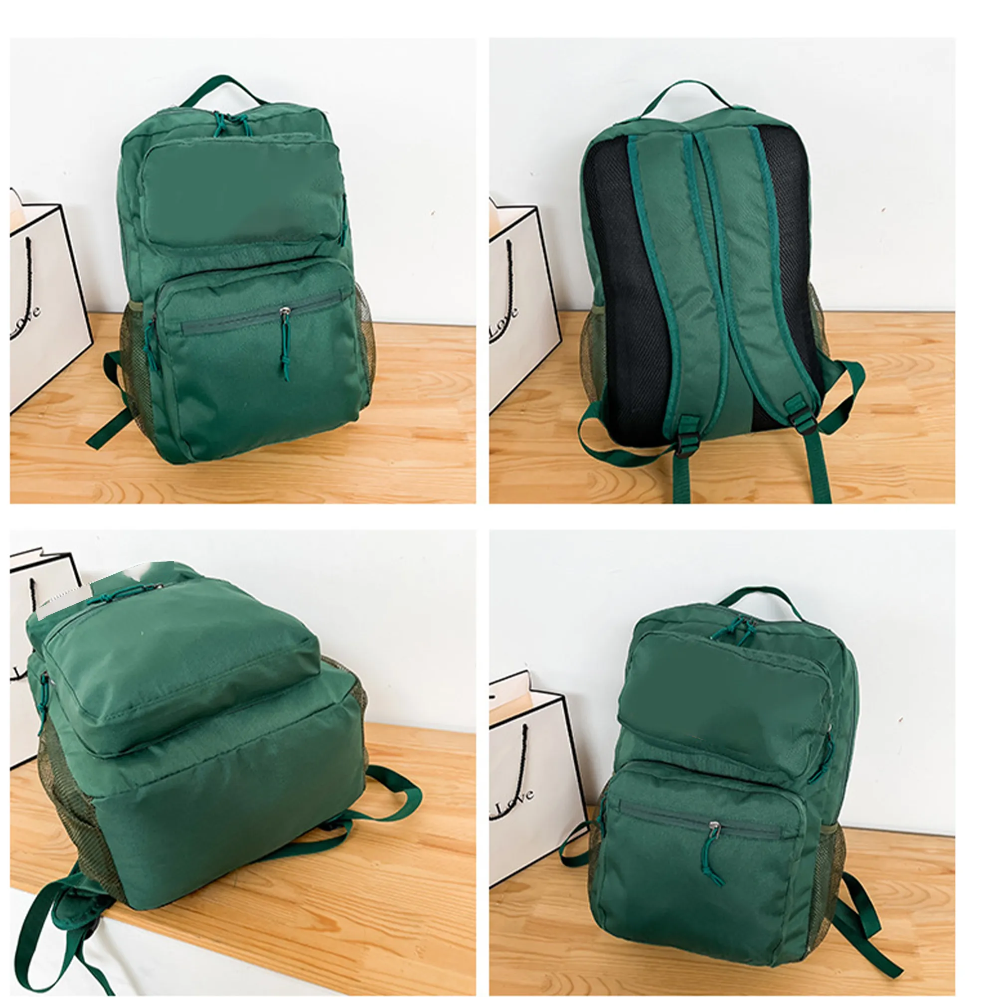 large-capacity Nylon Casual Backpack 3