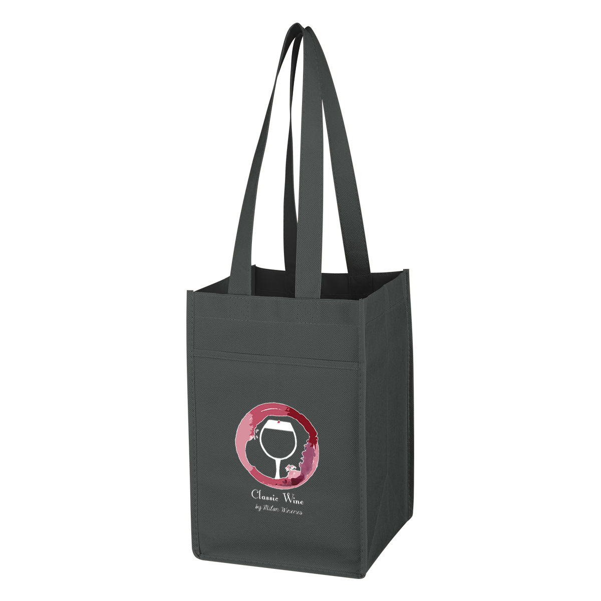 Non-Woven 4 Bottle Wine Tote Bag 3