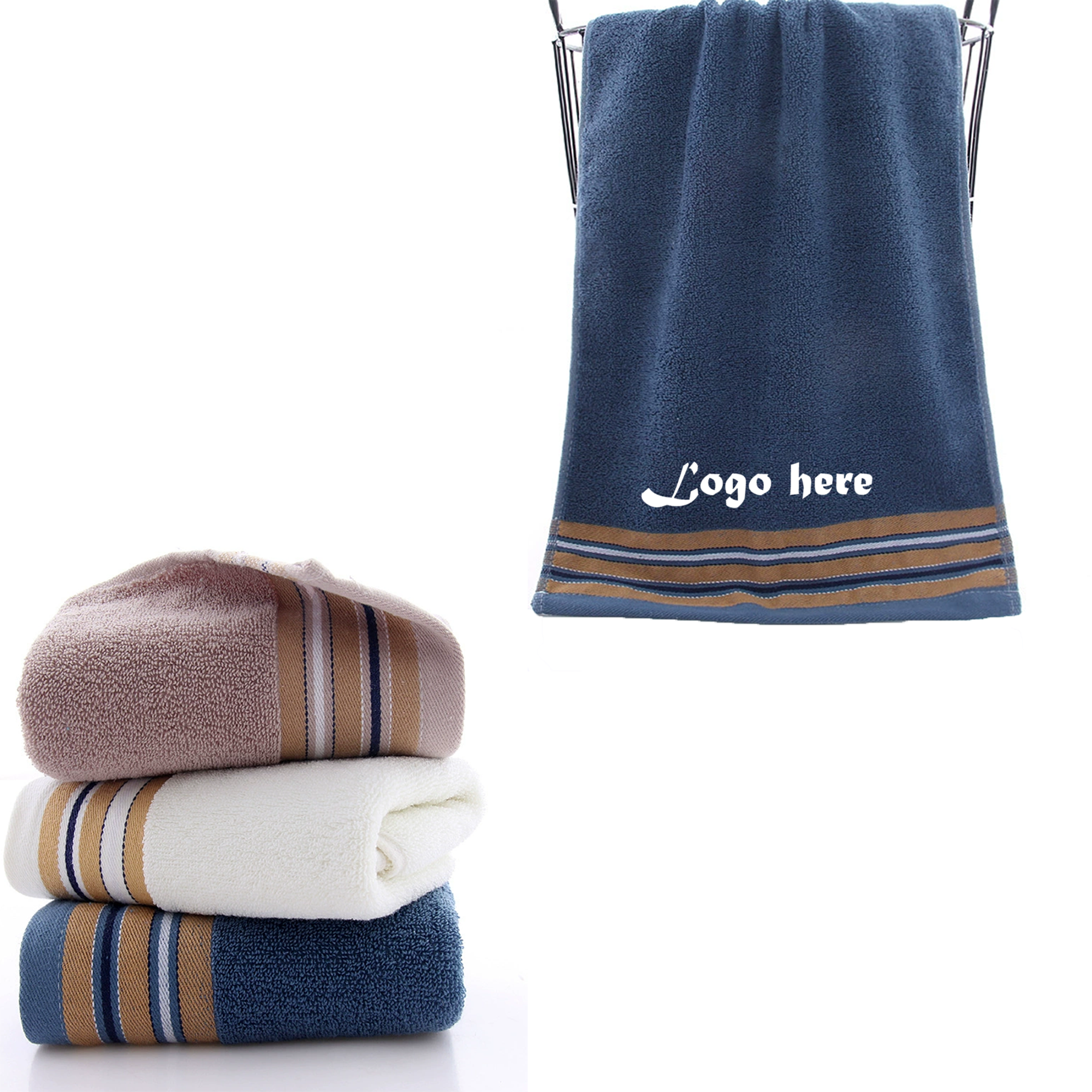 100% Absorbent Wide Satin Towel Cotton 2