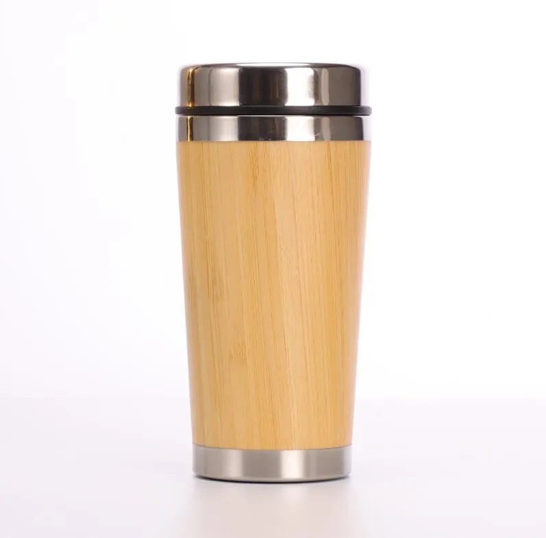 Bamboo Steel thermos Cup 9