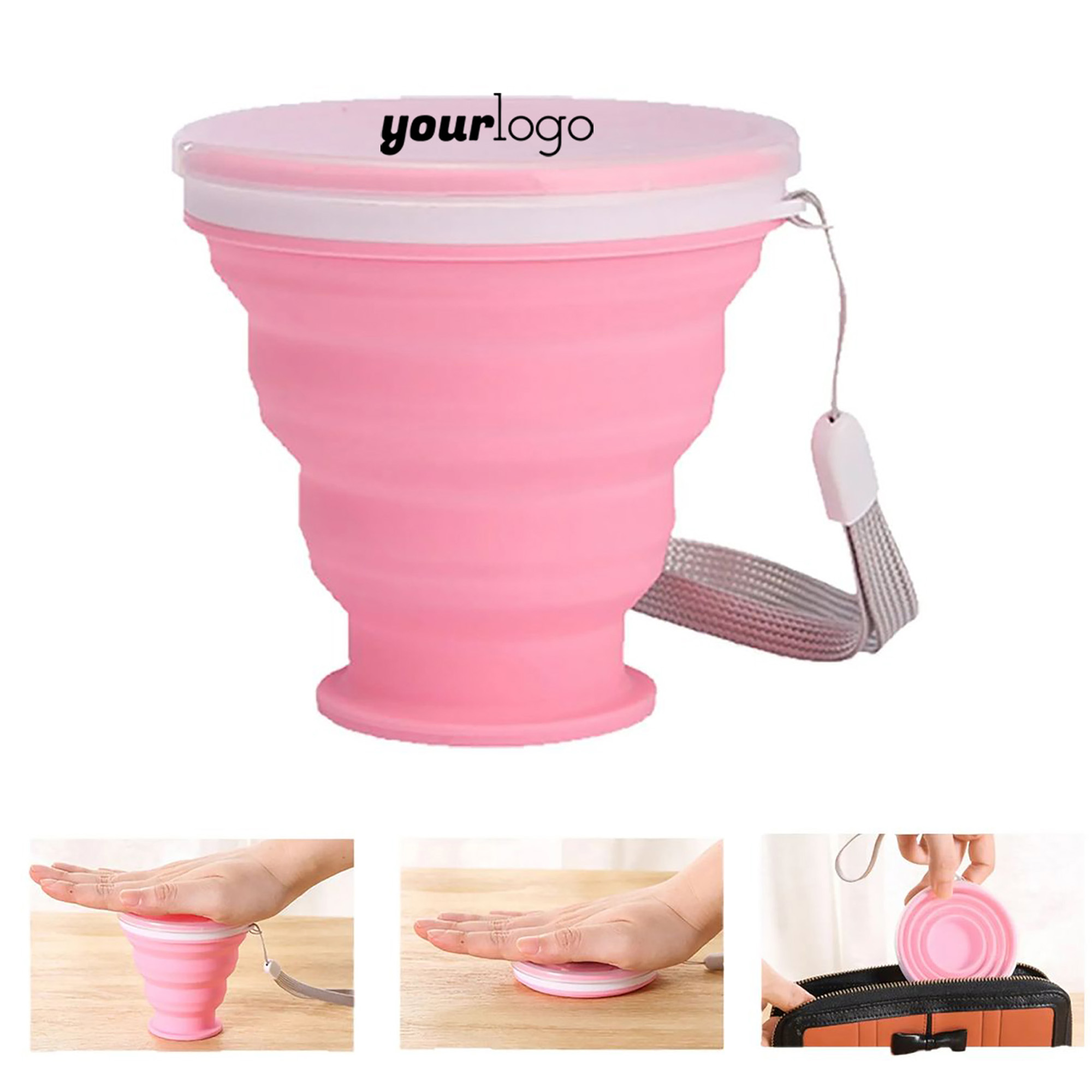 Reusable Collapsible Silicone Drinking Cup 2