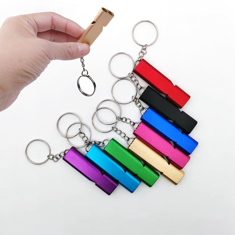 Dual-tube Aluminum Survival Whistle 1