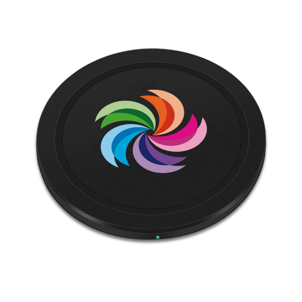 Qi Certified 10W Fast Wireless Charger With Non-Skid Ring Bumper 2