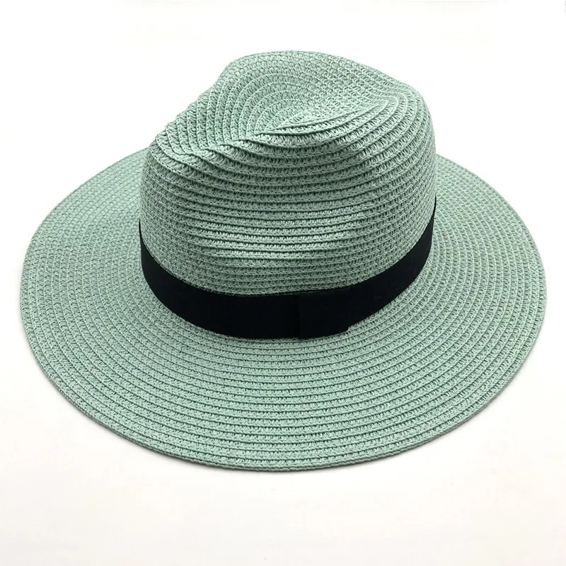 Beach Panama Hats Paper Women Men Straw 10