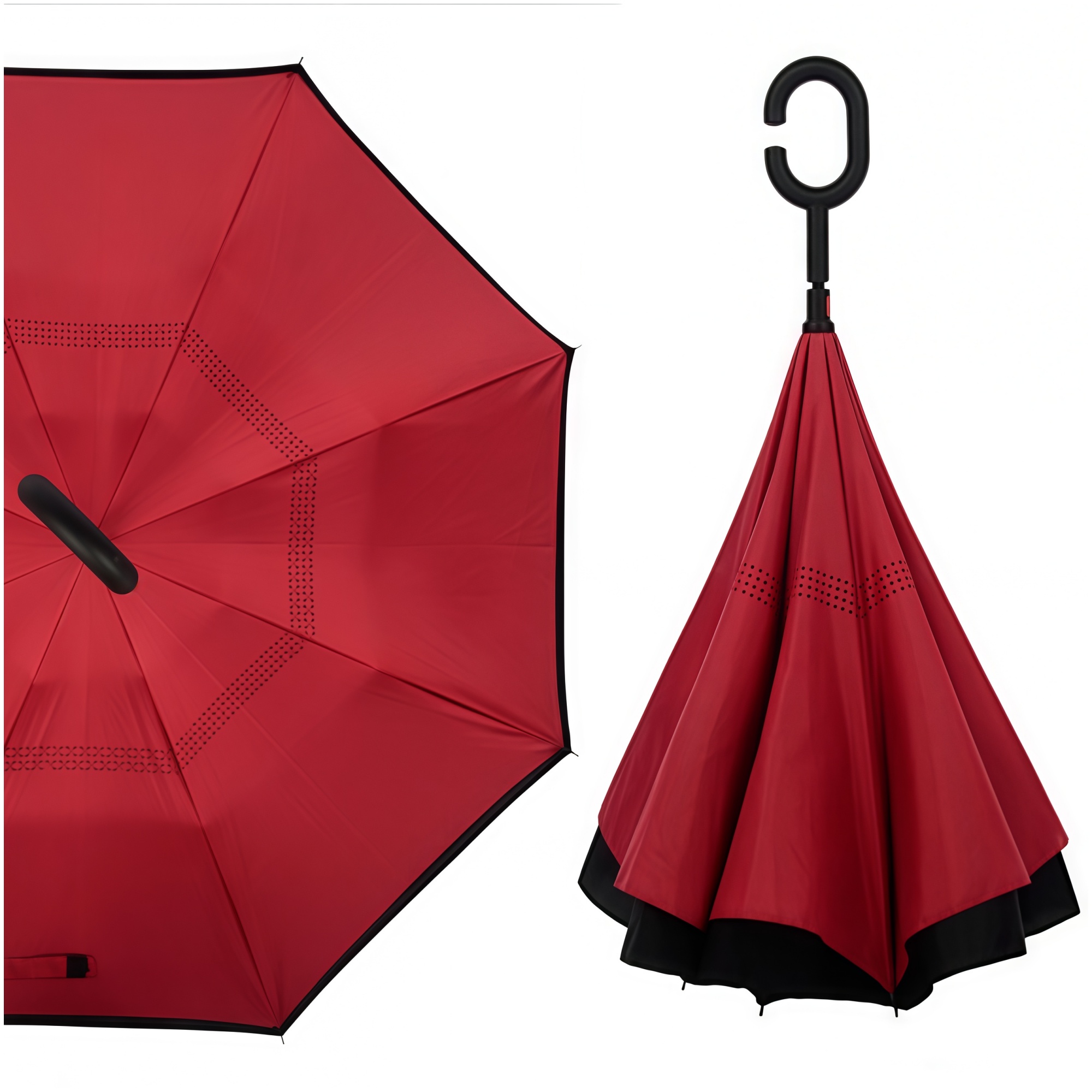 Reverse Windproof Inverted Umbrella 2