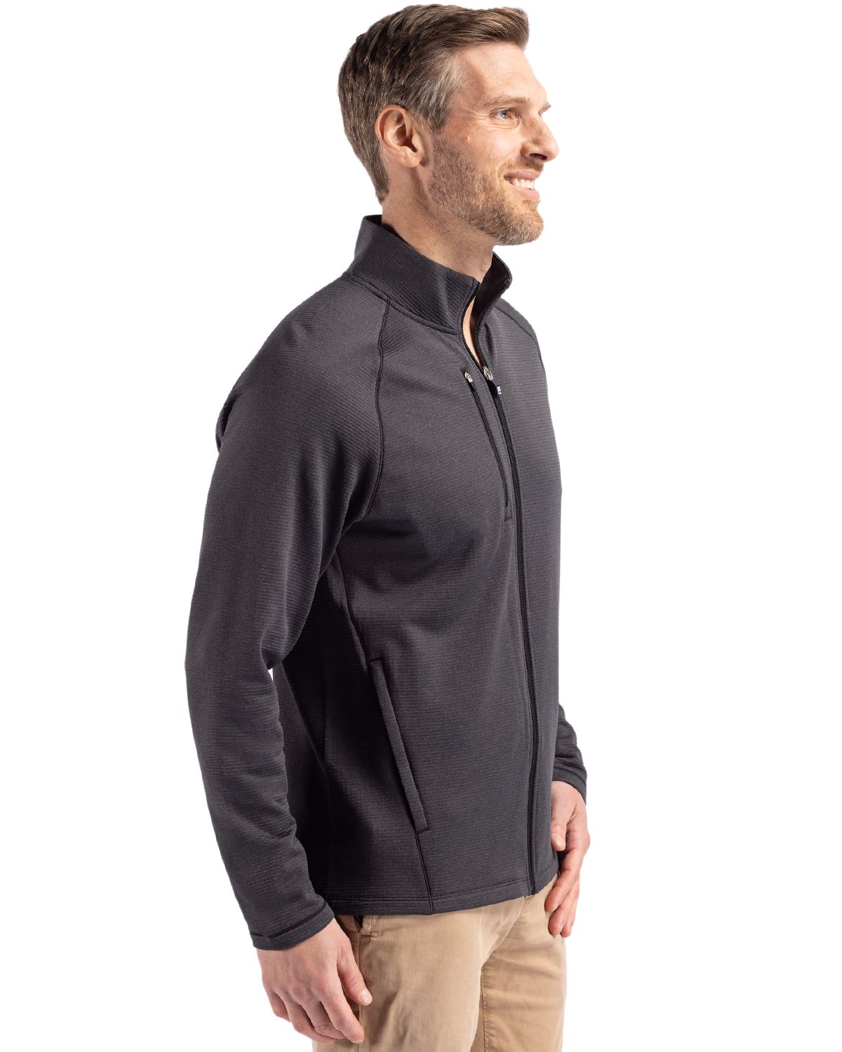 Peshastin Fleece Recycled Mens Full Zip Jacket
