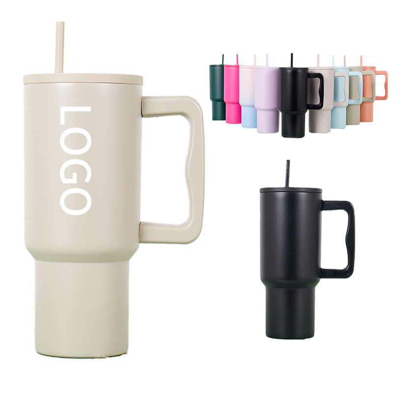 30 oz Stainless Steel Tumbler W/ Straw & Lid 8