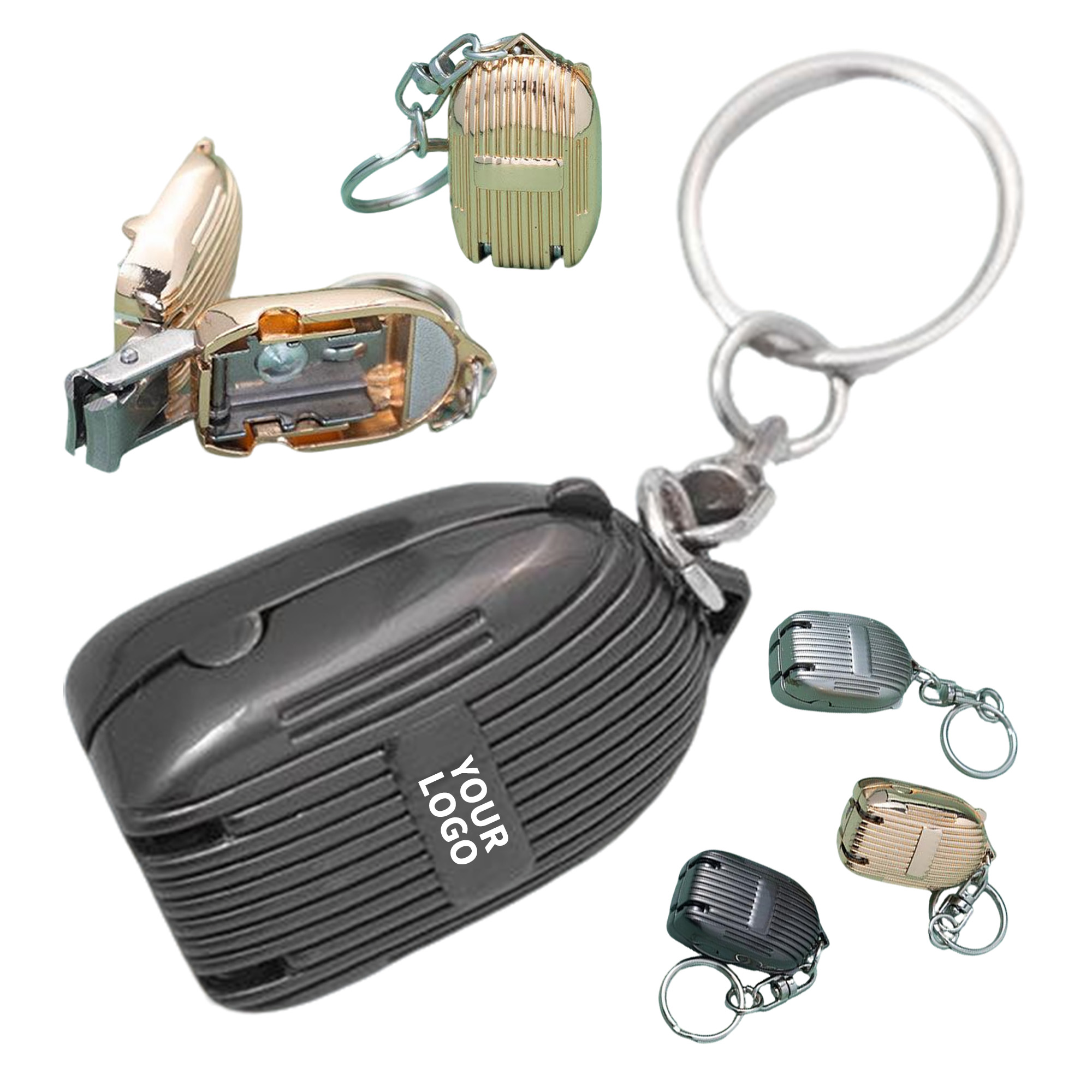 Luggage Shape Nail Clipper With Keychain Mini 1.2" 6