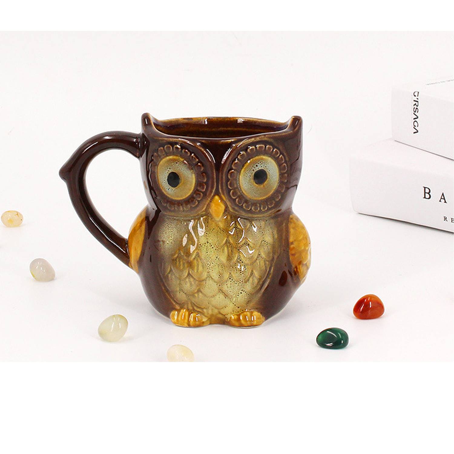 10oz Creative Owl Ceramic Mug 4