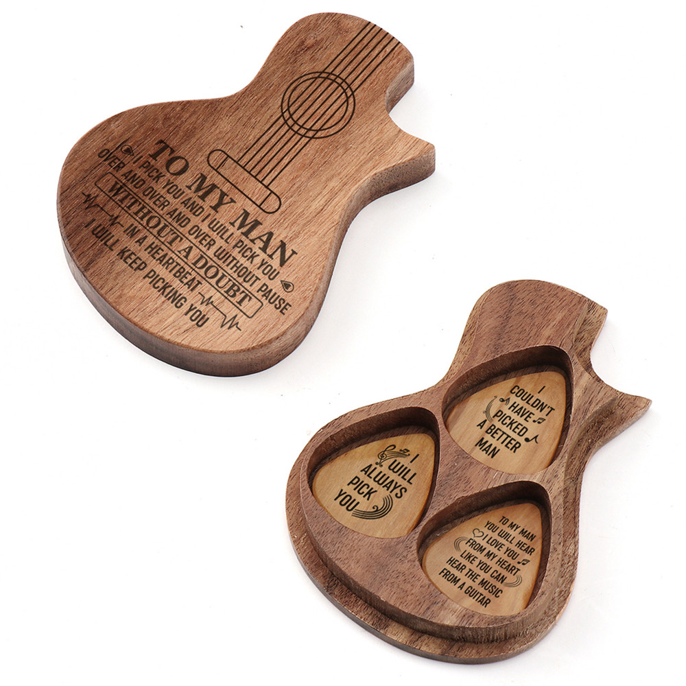 Guitar Shape Guitar Pick Box 5