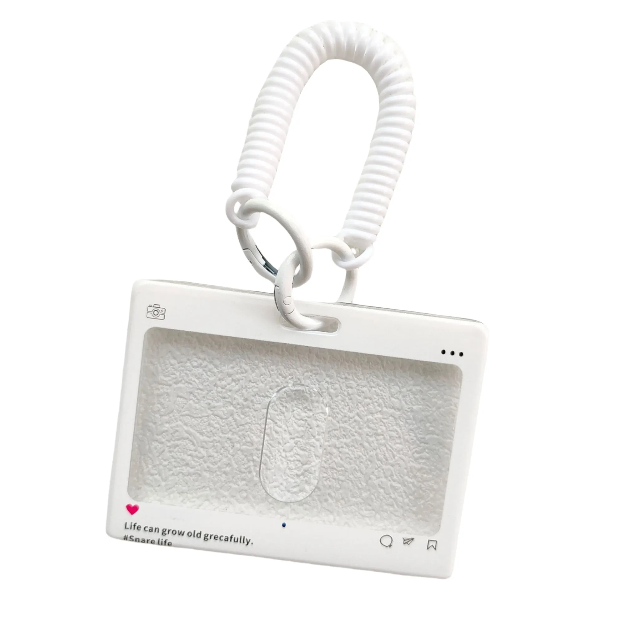 Acrylic Card Holder Keychain 8