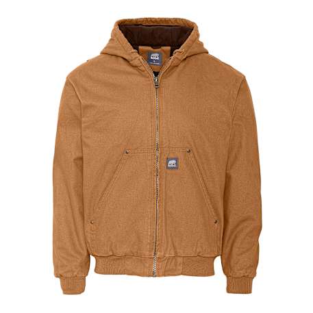 Berne Heartland Washed Duck Hooded Work Jacket 42
