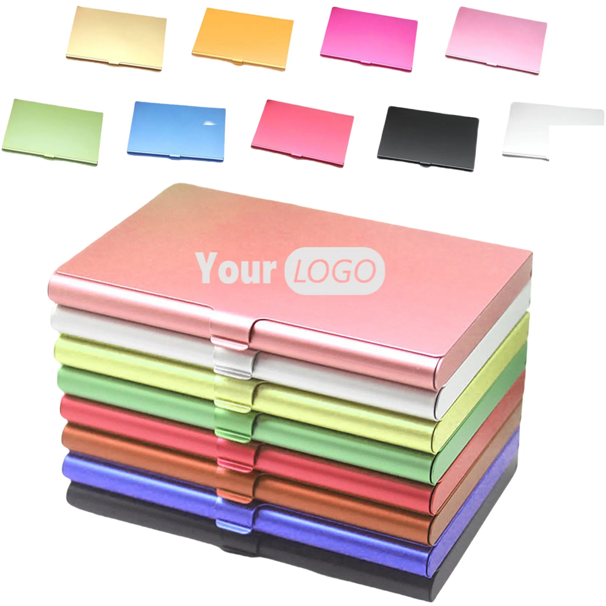 Slim Aluminum Alloy Card Holder MOQ100 5