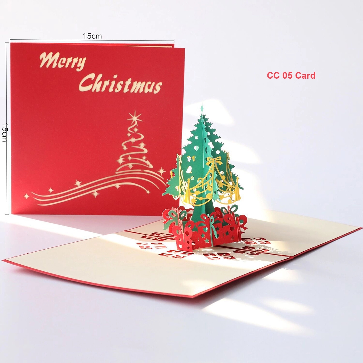 Assorted 3D Pop Up Merry Christmas Greeting Card 2
