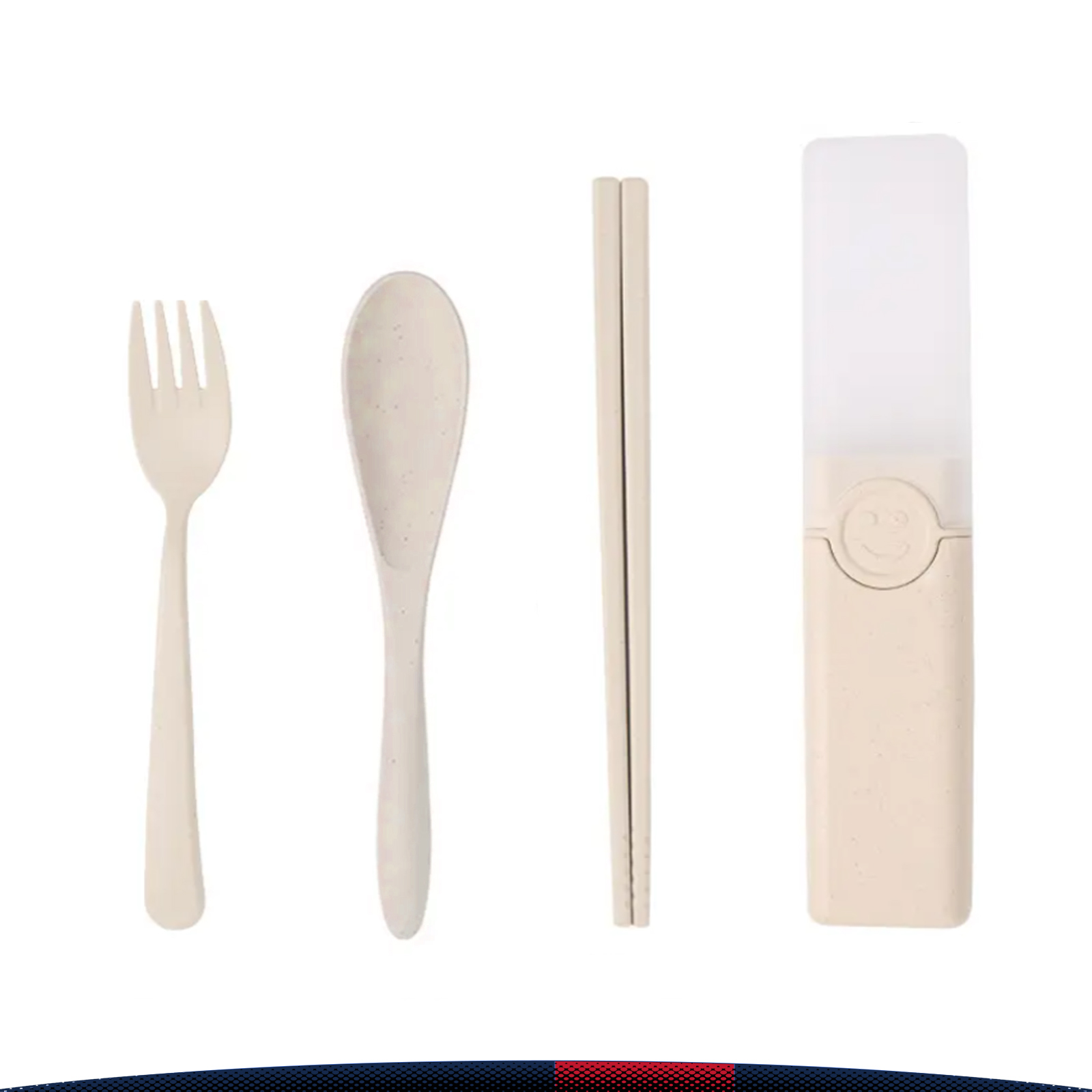 Vetraza 3-Piece Wheat Straw Cutlery Set 6