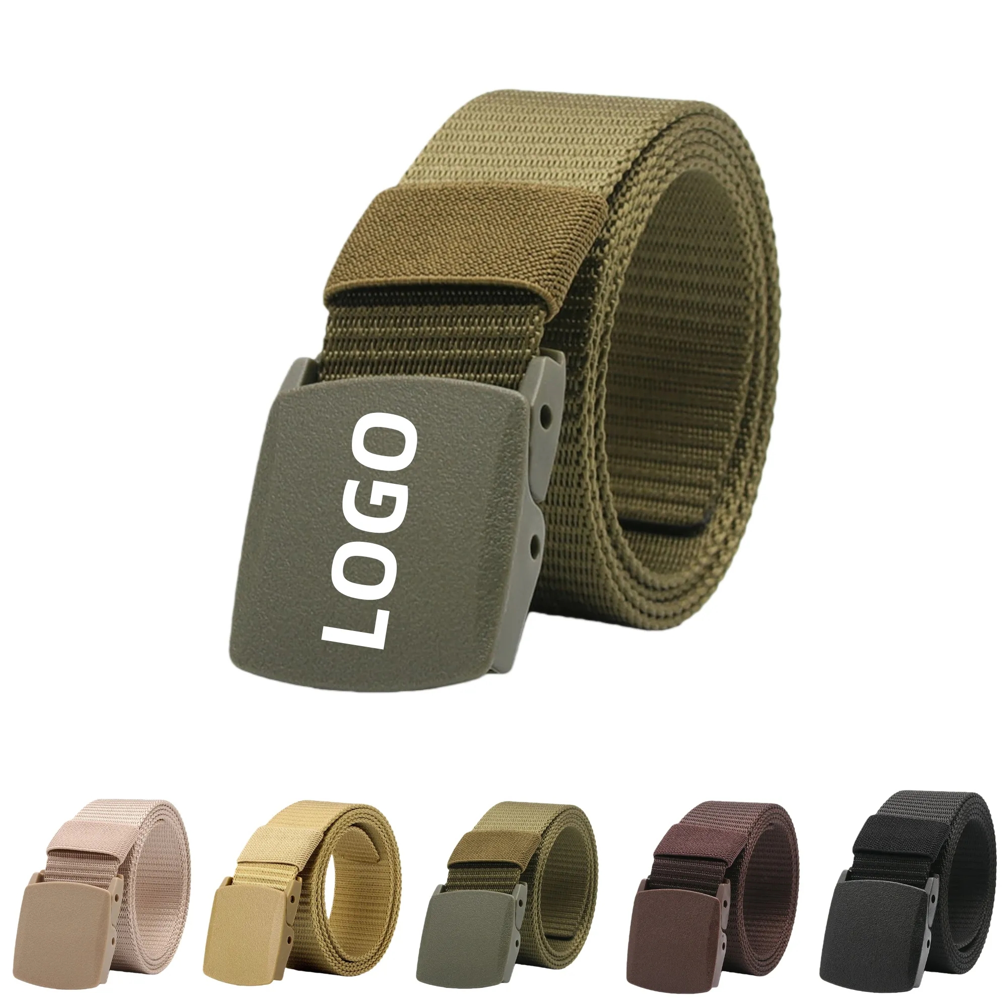 Military Tactical Nylon Webbing Belt for Men Women