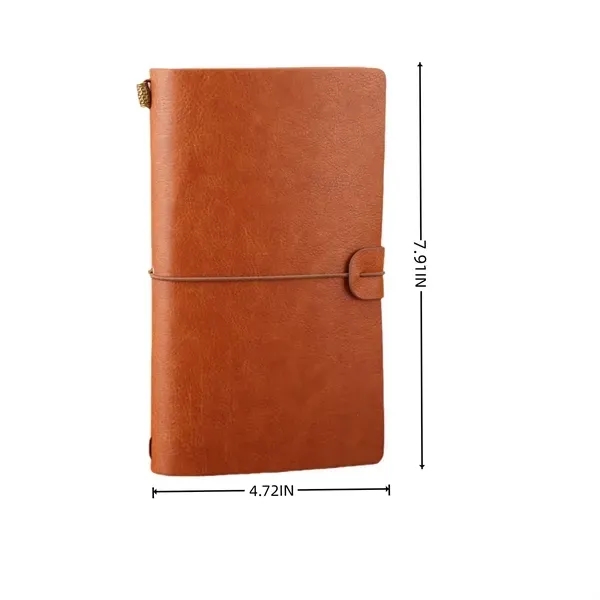 Vintage A6 Leather Notebook - Classic Antique Style 11