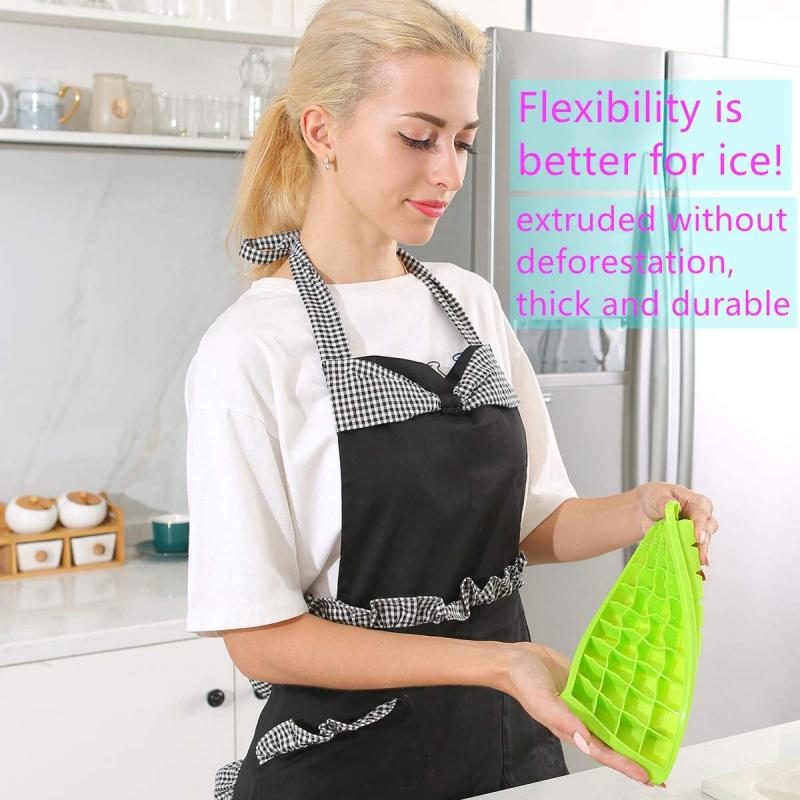 36-Ice Trays Silicone Ice Cube Molds w/Sealing Lid 6