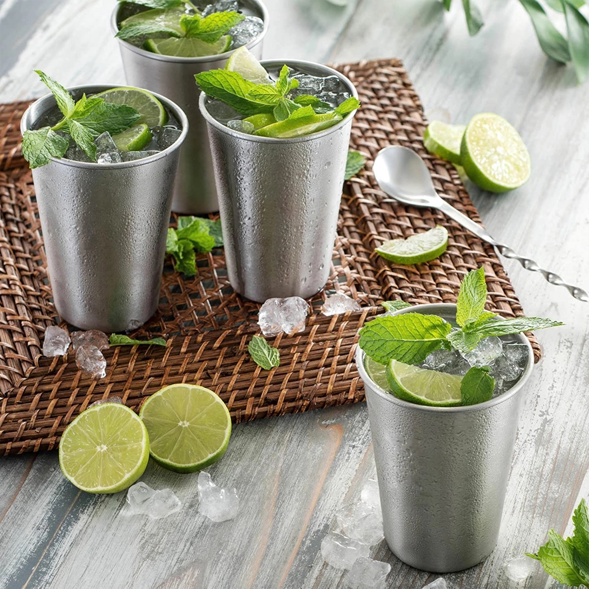 16 oz. Single-wall Stainless Steel Pint Cups 3
