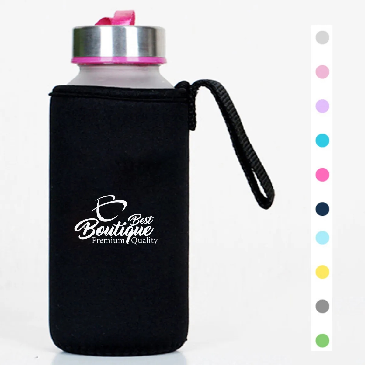 Neoprene Can Insulator With Drawstring, custom koozie with logo imprint 4
