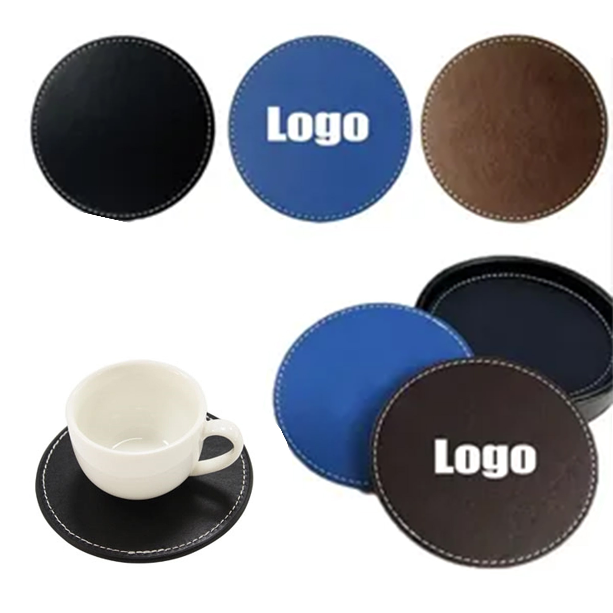 PU Leather Cup Mat 3