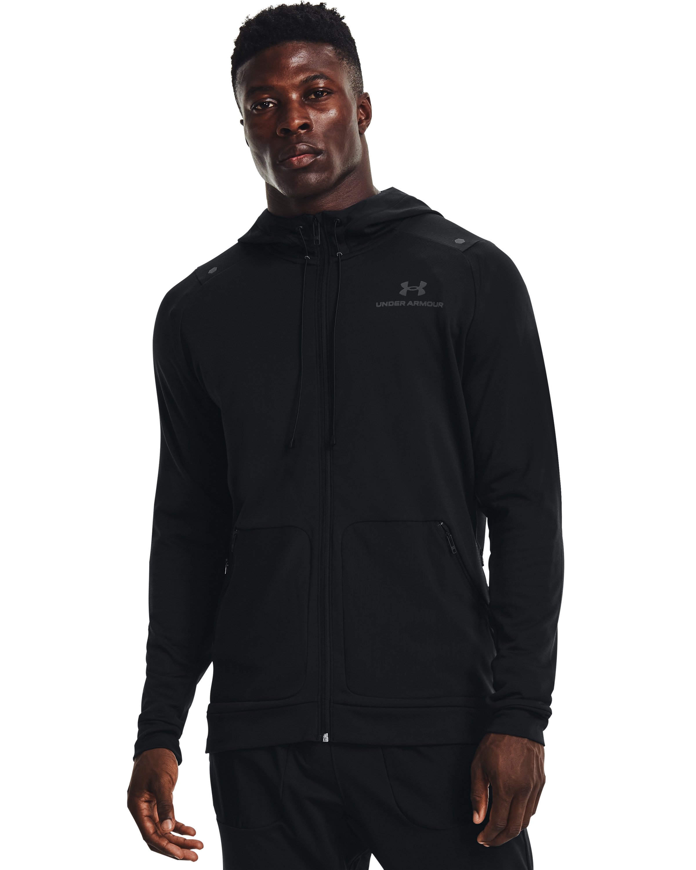 Men's UA RUSH Warm-Up Full-Zip Hoodie, custom hoodie or sweatshirt with logo imprint 5