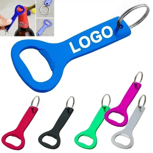 Flat Top Bottle Opener Keychain 6