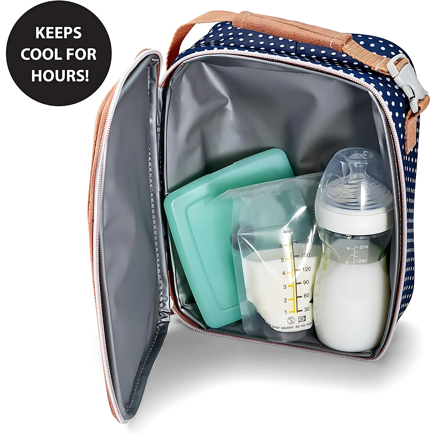 Reusable Quick-Freeze Ice Packs - Slim & Space-saving 5