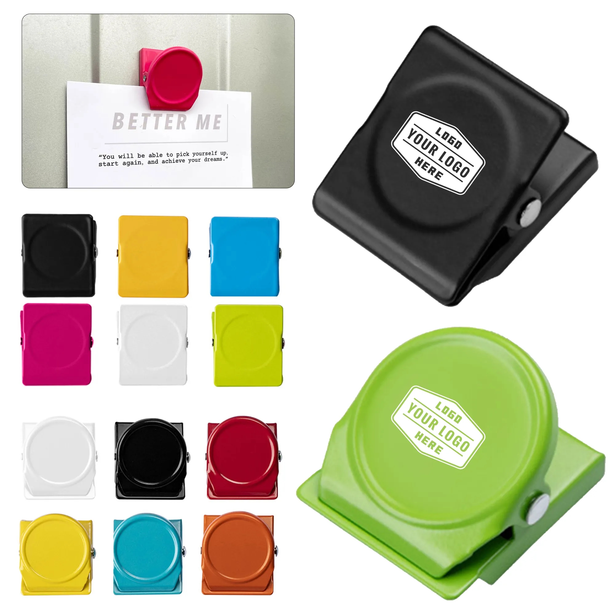 Multicolor Magnetic Metal Clip MOQ50pcs