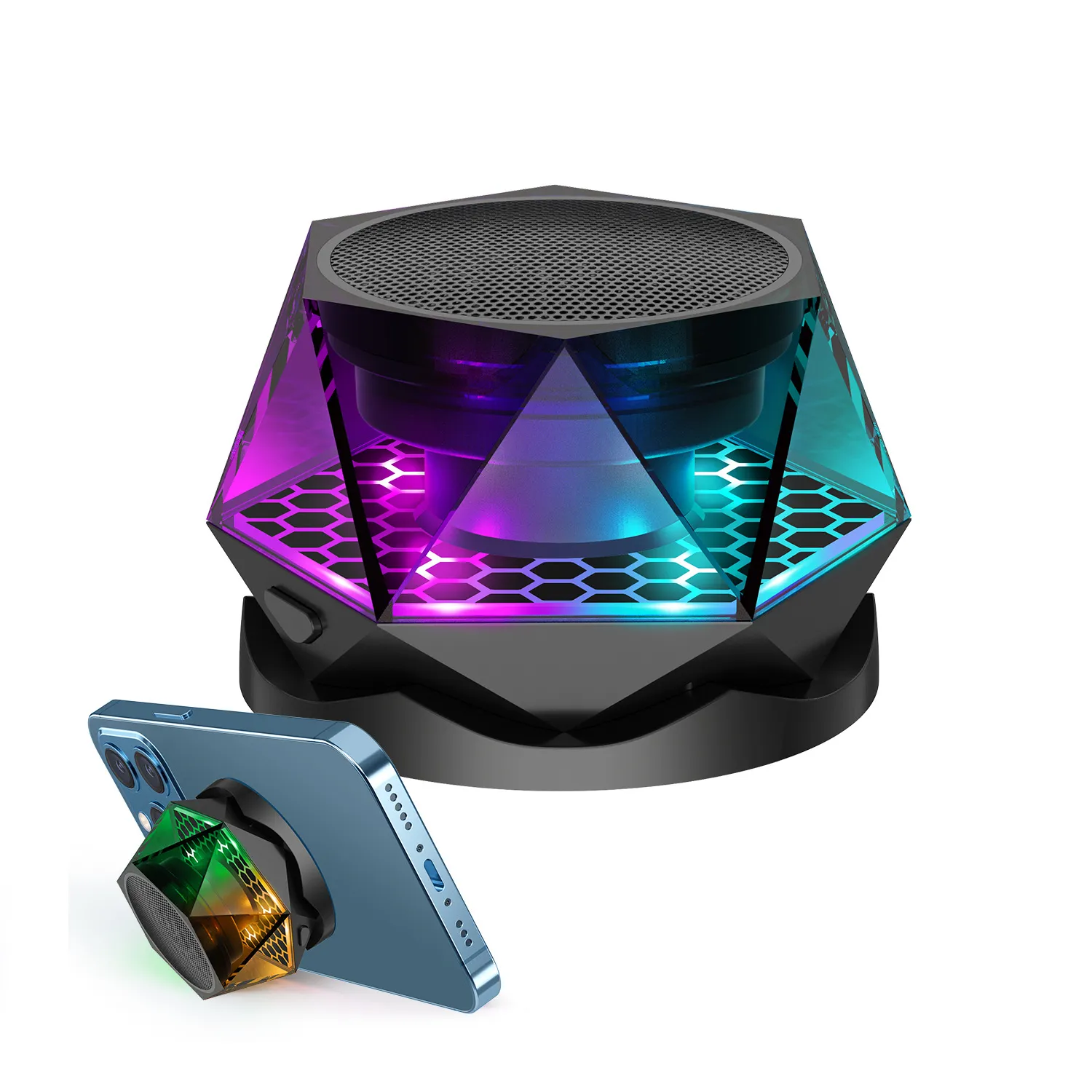 Magnetic Diamond Bluetooth Speaker 3