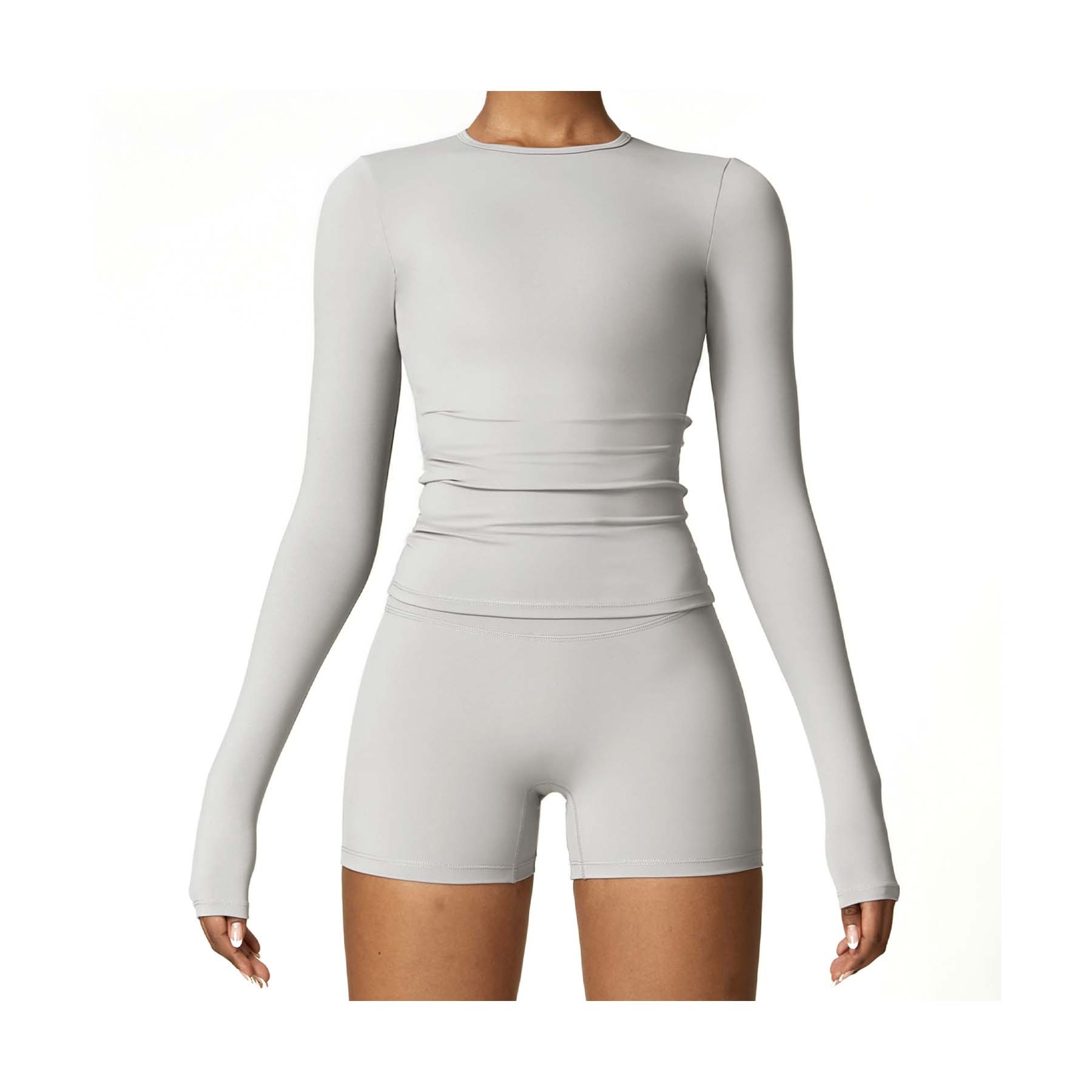 Long Sleeve Yoga Workout Top 4