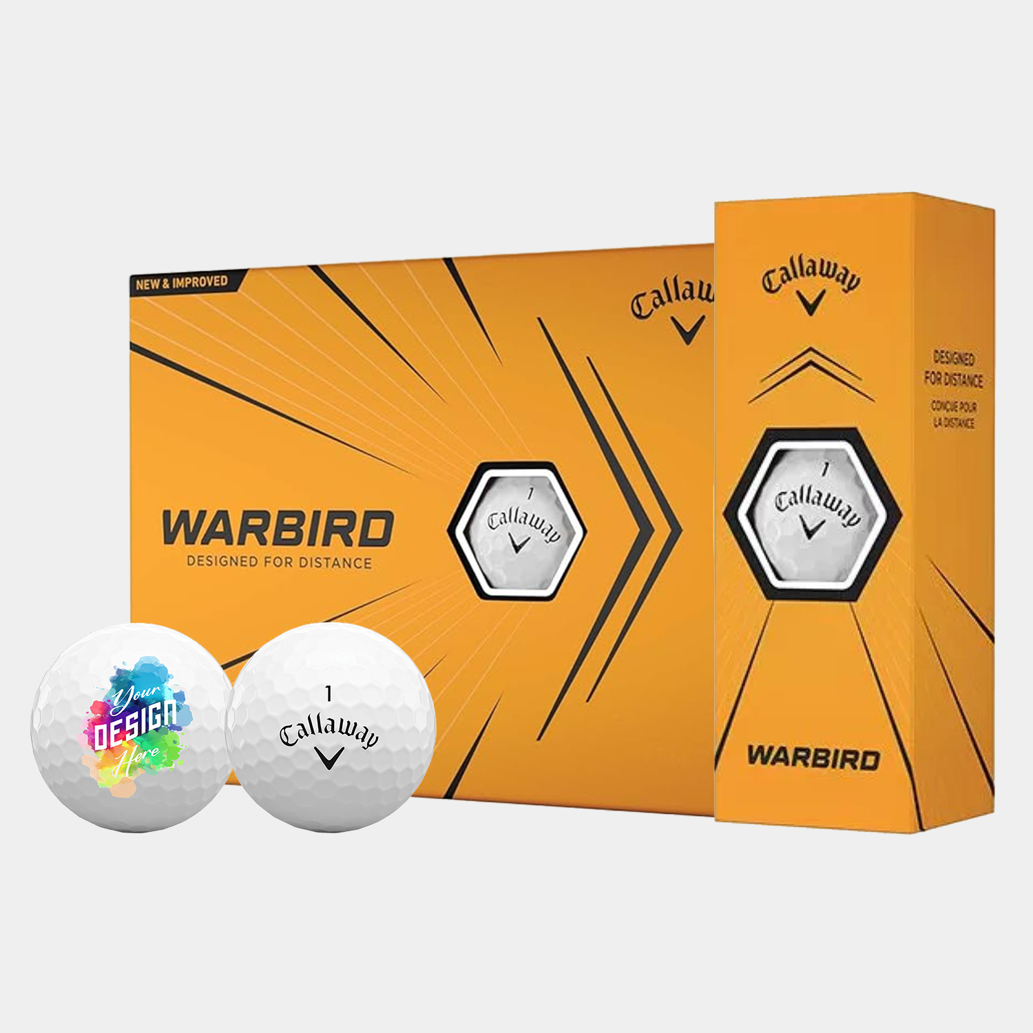Callaway® 12 Pack Warbird Golf Balls with Custom Imprints 4