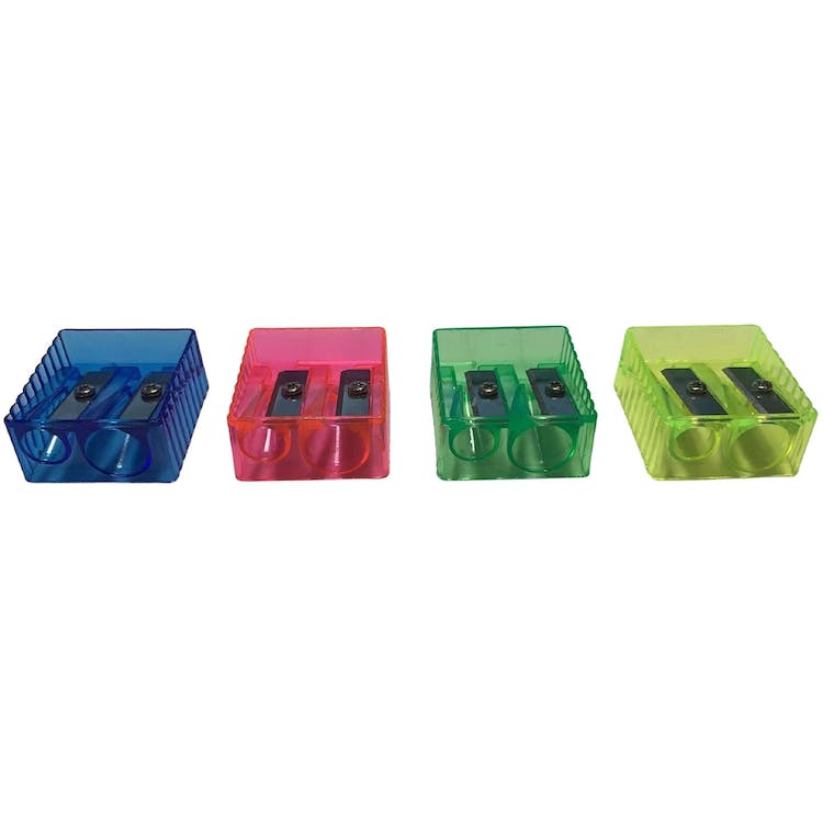 Pencil Sharpeners - Dual Holes Blue 2