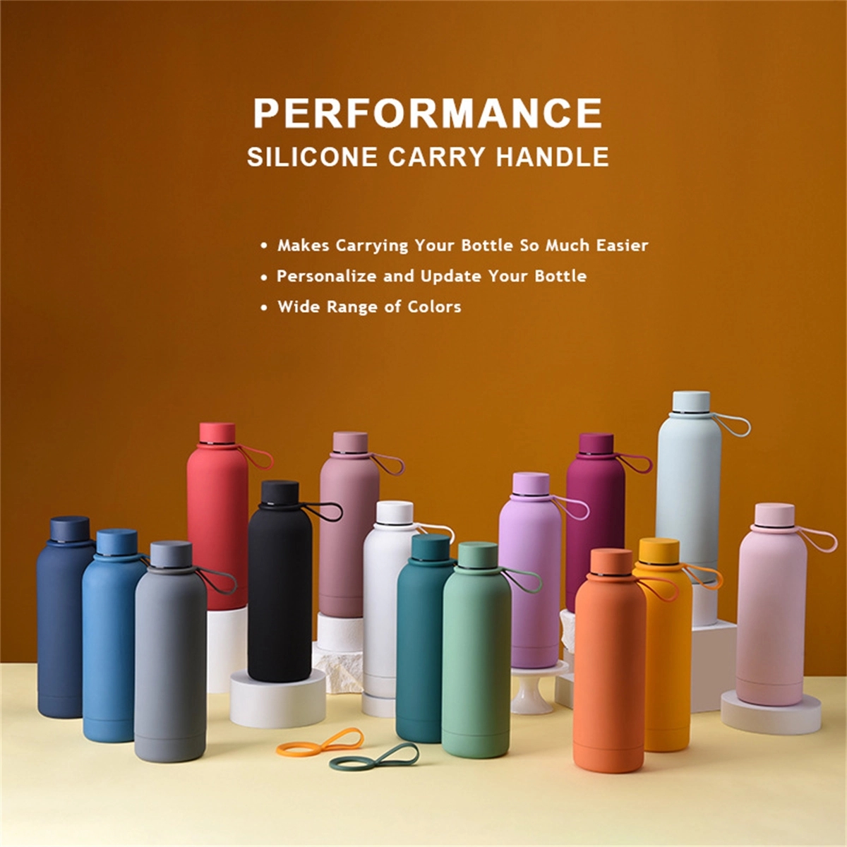 Portable Frosted Insulated Stainless Steel Water Bottle 5