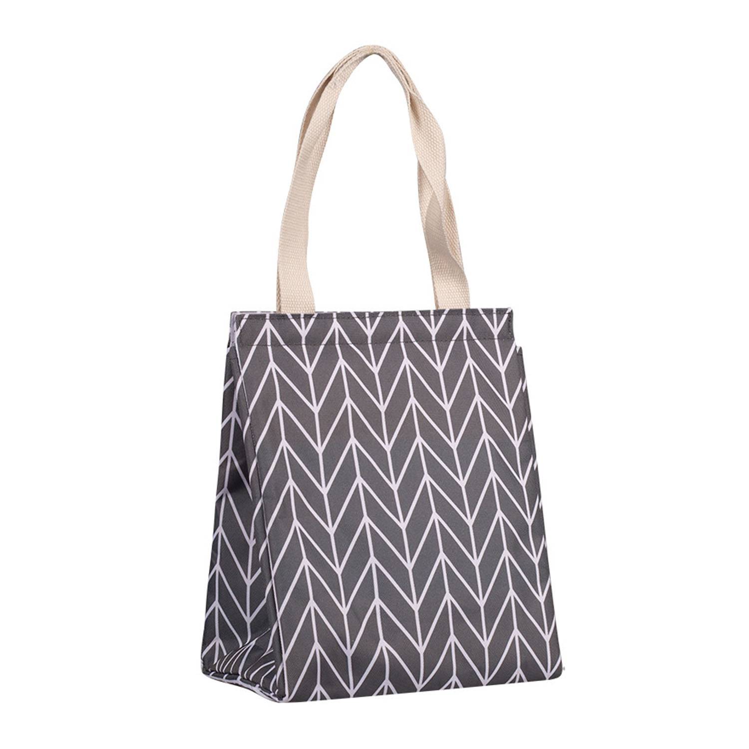 Portable Waterproof Insulated Lunch Bag with Large Capacity 5