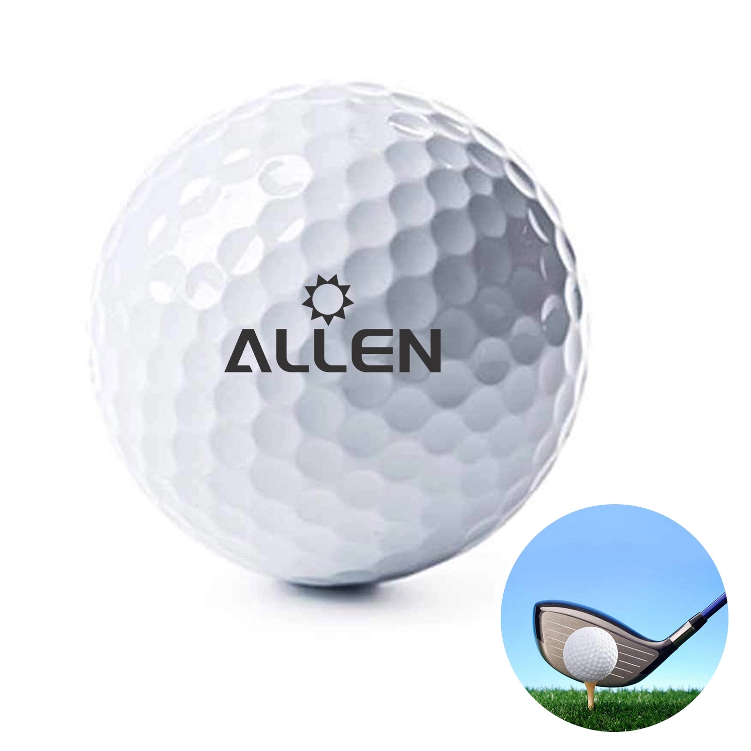 White Golf Ball 1