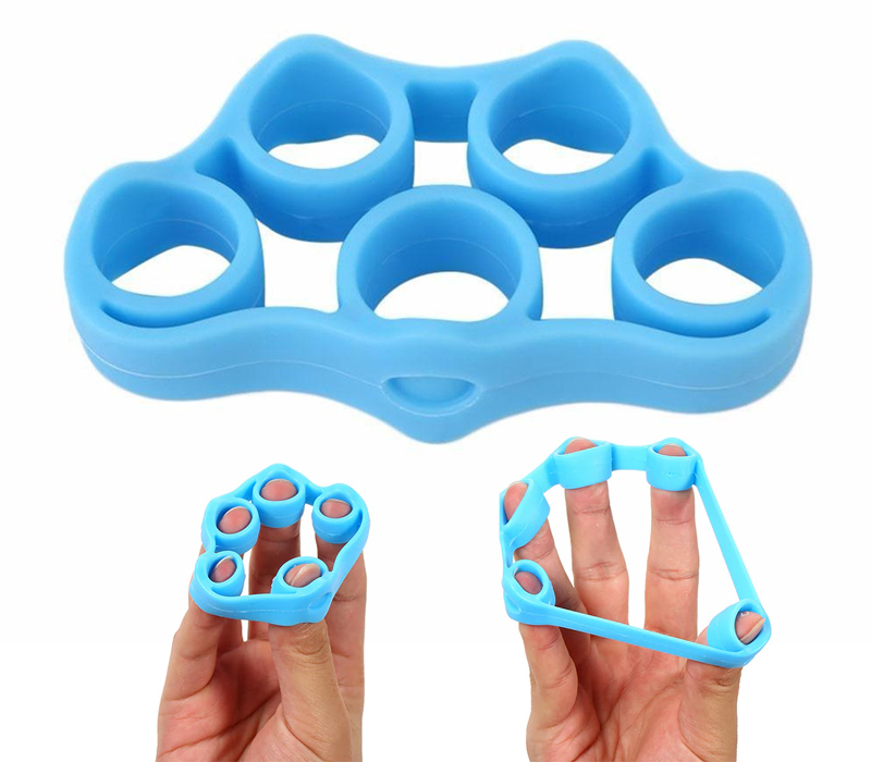 Silicone Finger Strengthener Hand Resistance Band 8