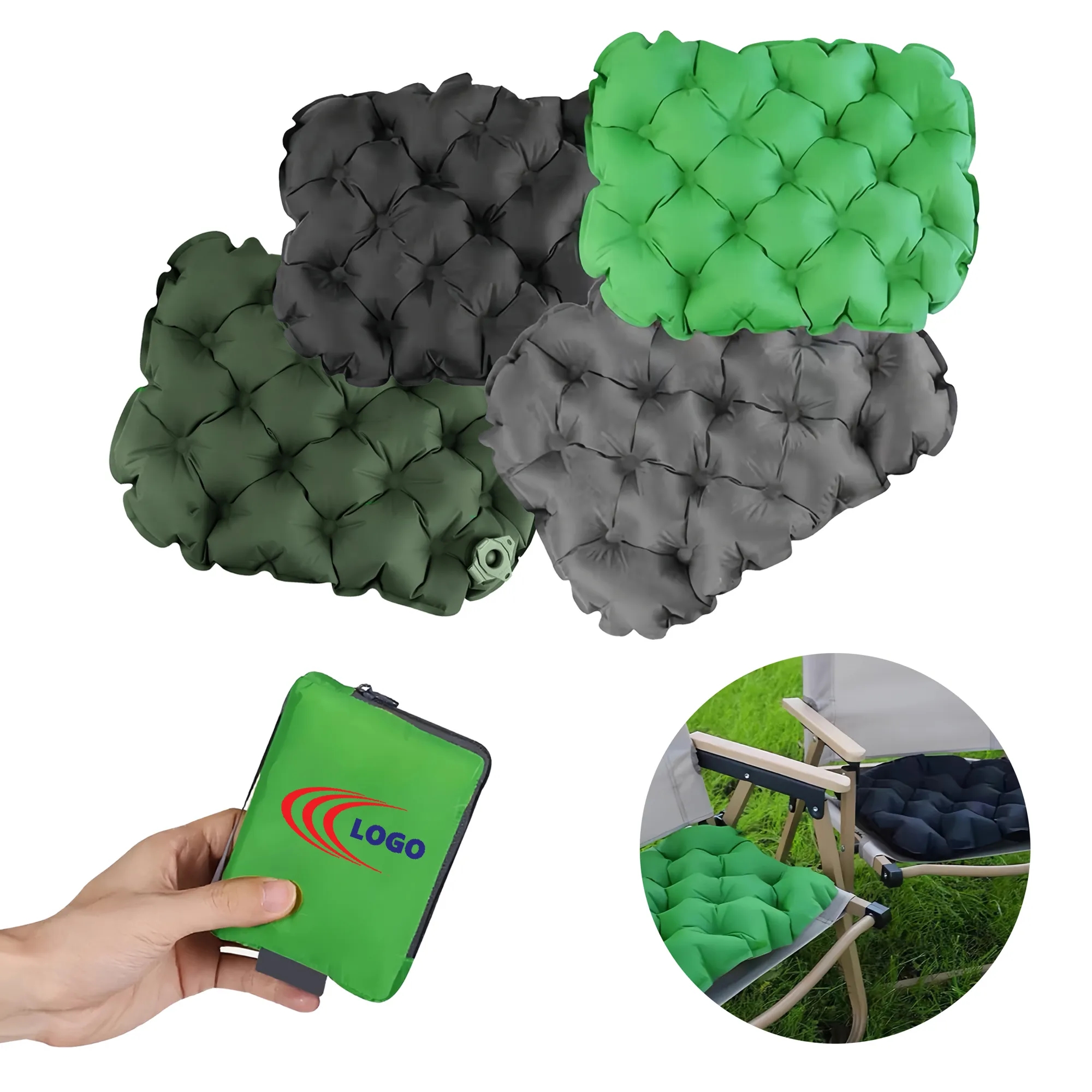 Outdoor inflatable cushions foldable Stadium Seats 2