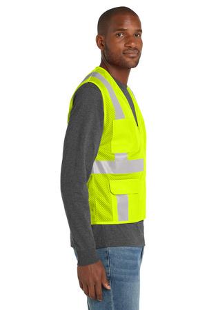 CornerStone ANSI 107 Class 2 Mesh Six-Pocket Zippered Vest. CSV104 13