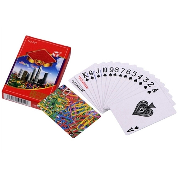 Custom Bridge Size Advertising Playing Cards 2