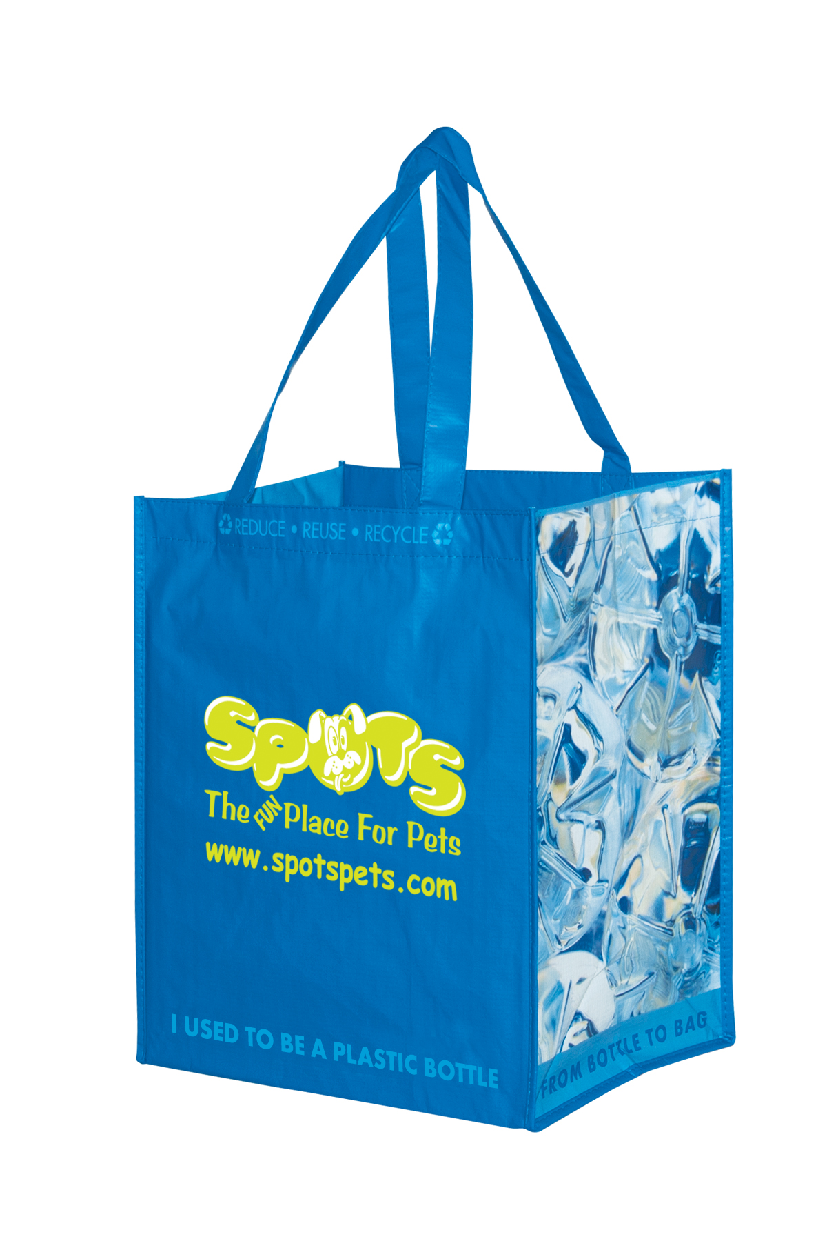 100% R.P.E.T. Laminated Bag w/stock design 1