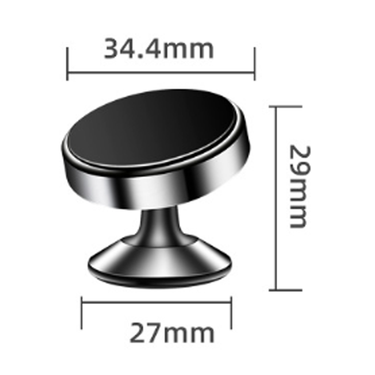 Magnetic Car Phone Mount with Metal Base and Custom Logo 5