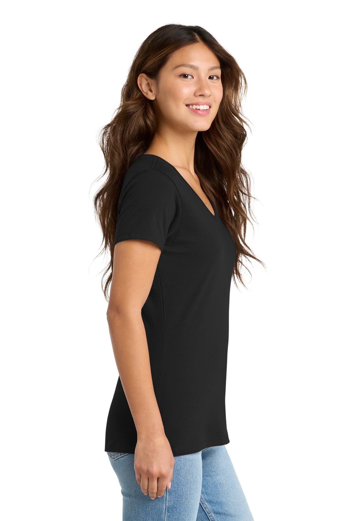Port & Co Women's Fan Favorite V-Neck Tee. LPC450V 123
