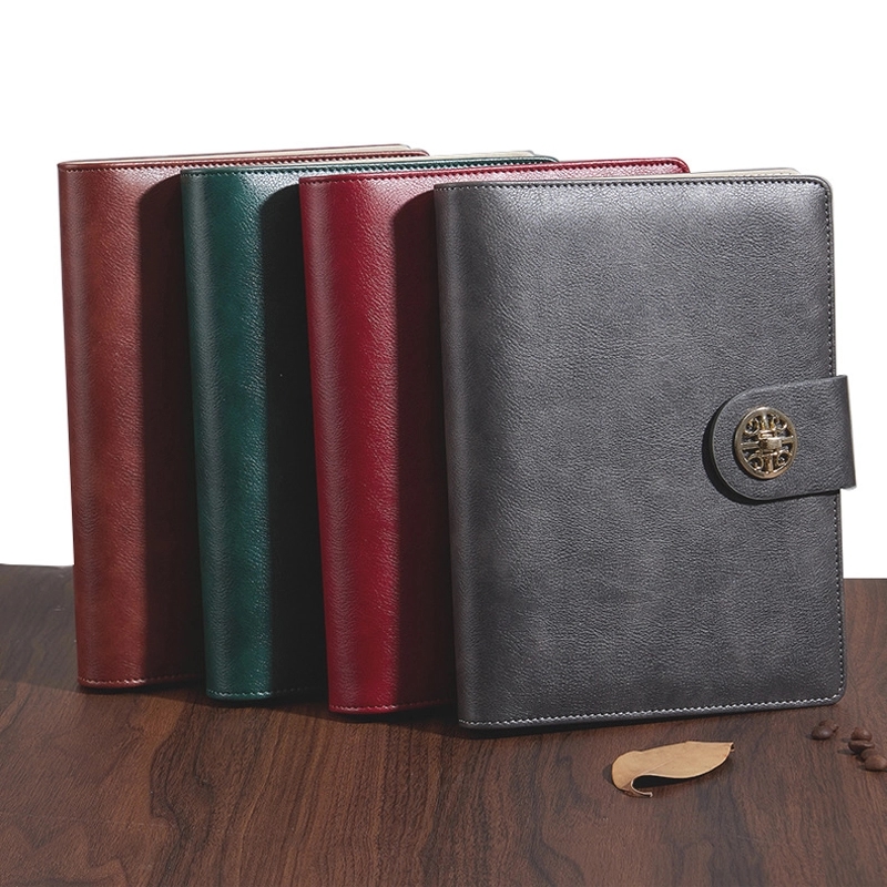 PU Leather A5 Business Travel Journal Binder Notebook 11