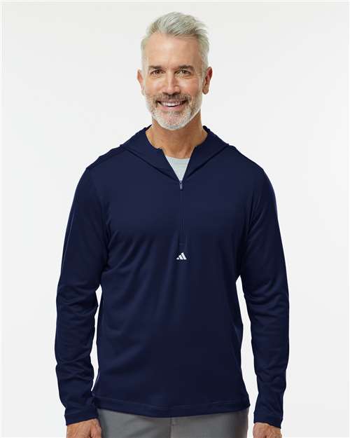 Men's Lightweight Quarter-Zip Hooded Pullover - A596, custom hoodie or sweatshirt with logo imprint 19