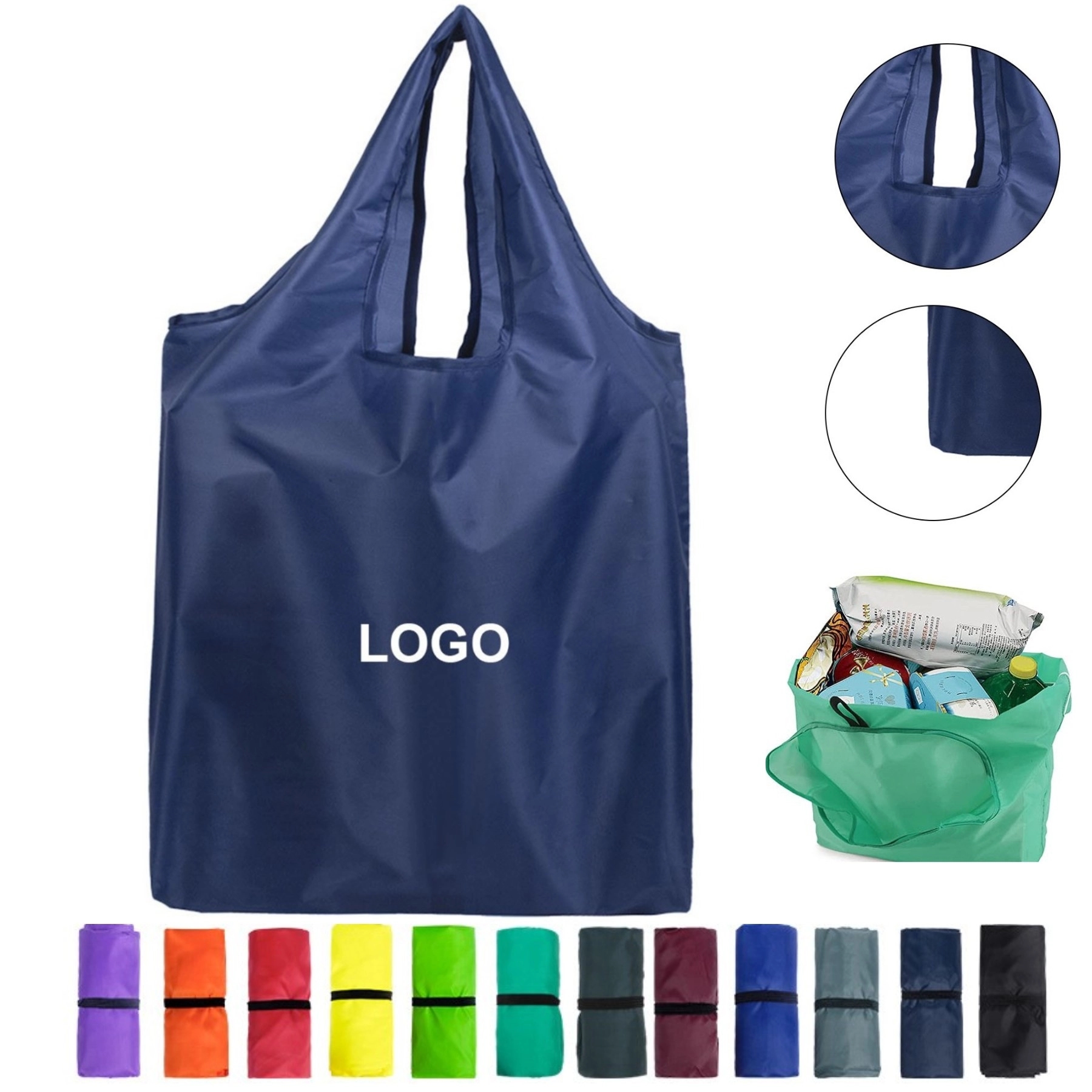 Foldable Ripstop Grocery Shopping Bag 2