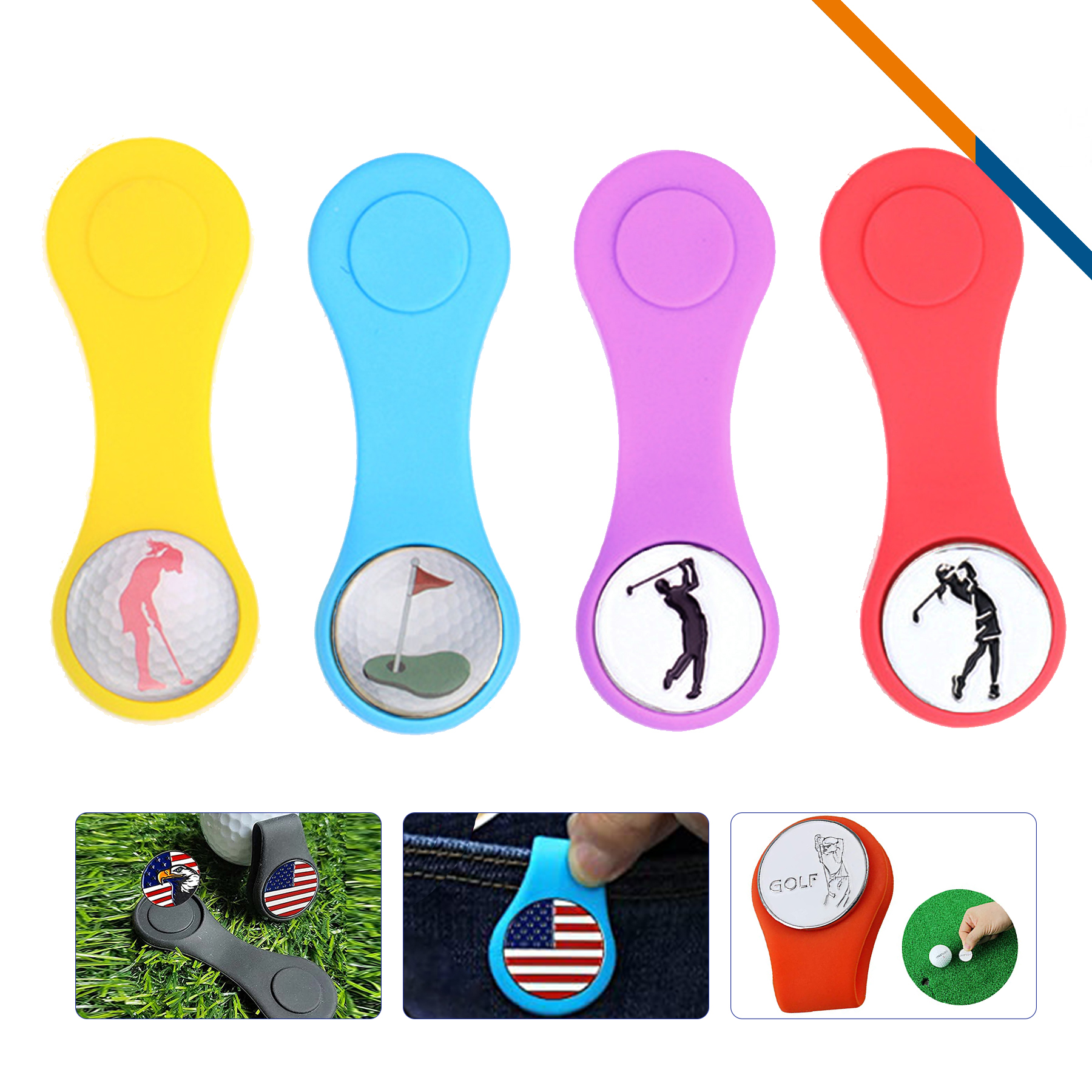 Rex Golf Ball Marker Hat Clip 3