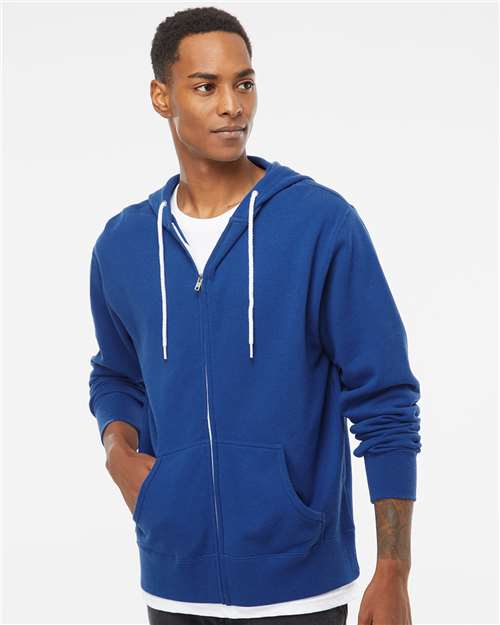 Unisex Lightweight Full-Zip Hooded Sweatshirt - AFX90UNZ 59