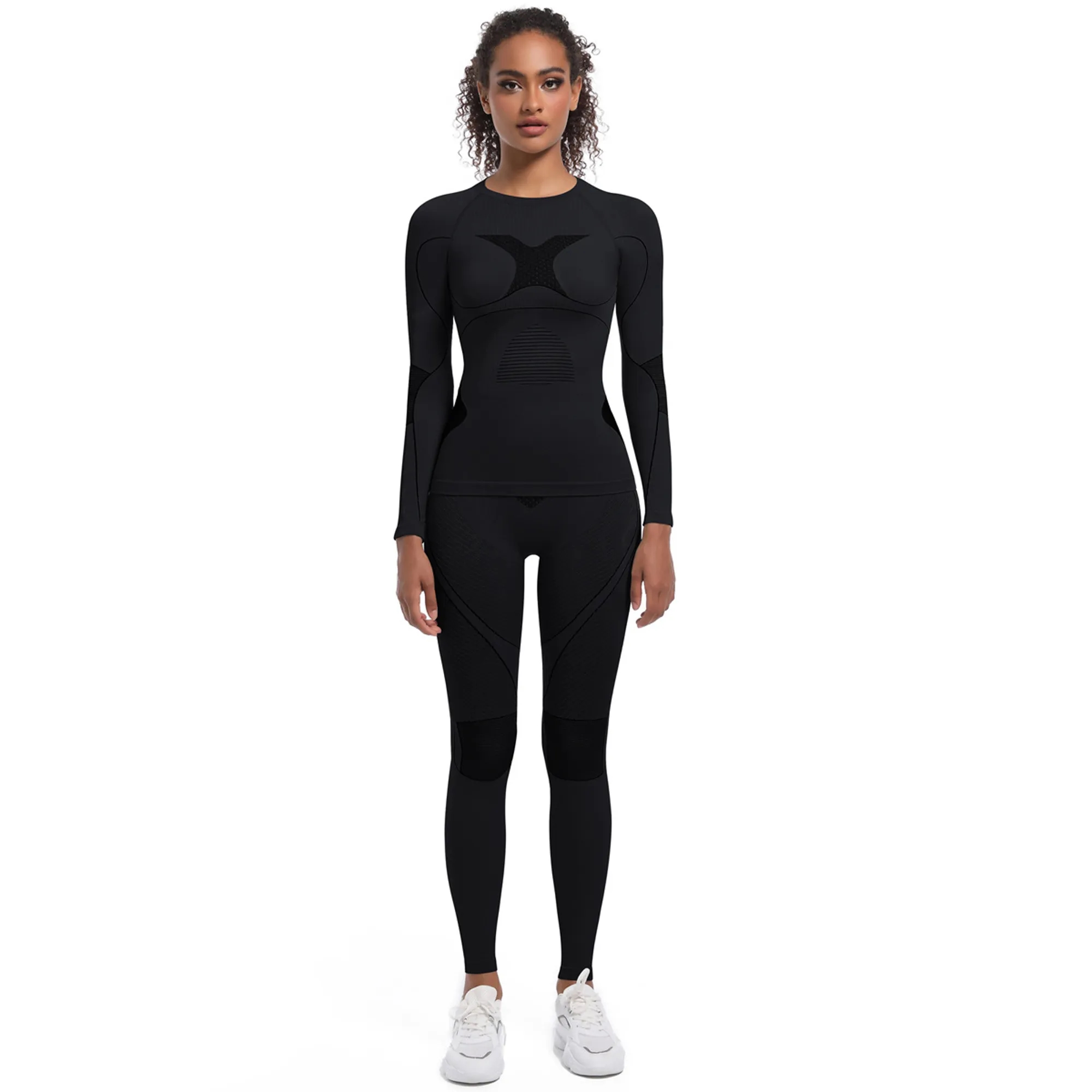 Women's Seamless Knitted Long Sleeved 2